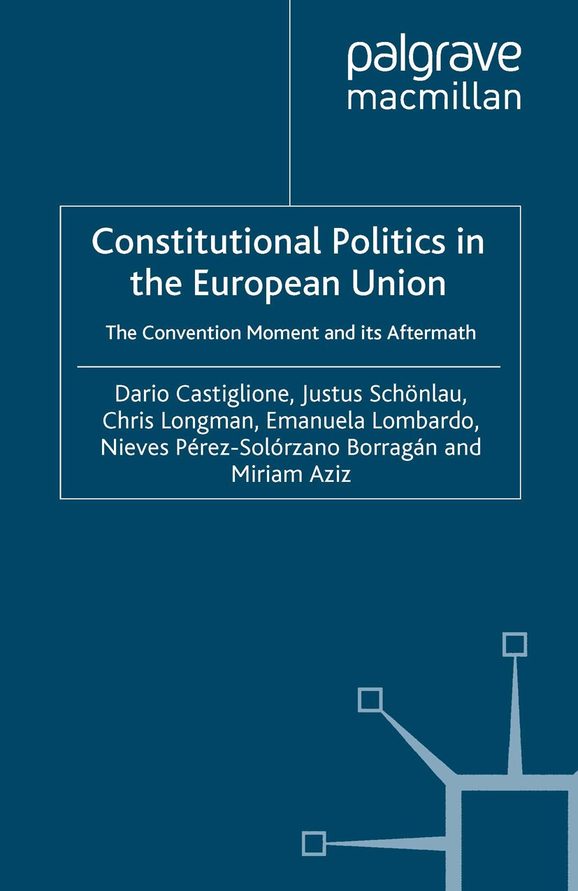 Palgrave Studies in European Union Politics
