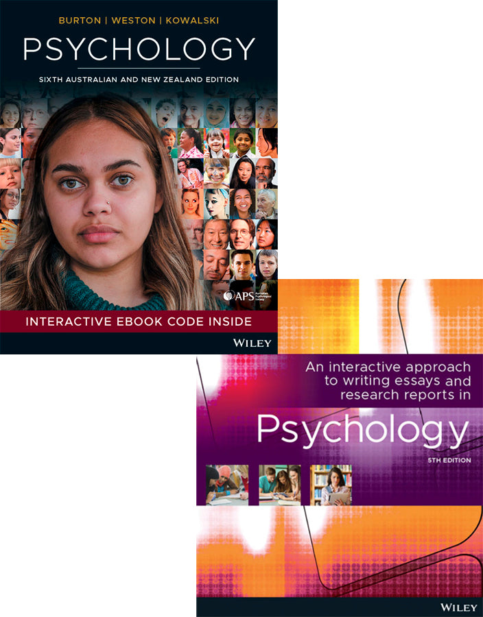 Psychology, 6e ANZ & An Interactive Approach to Writing Essays and Research Reports in Psychology 5e Print Pack