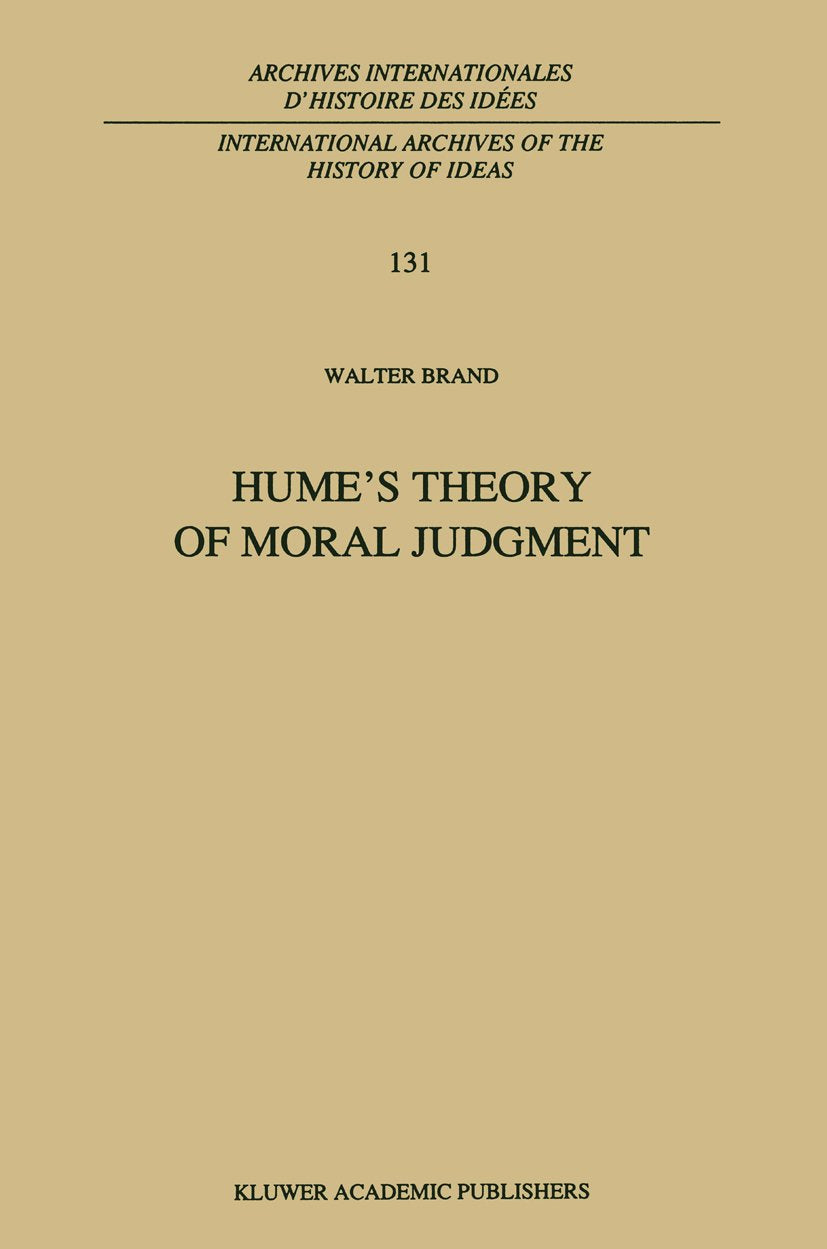 International Archives of the History of Ideas Archives internationales d'histoire des idées