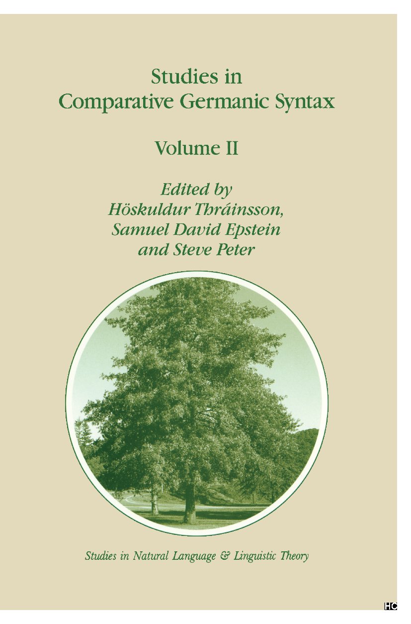 Studies in Natural Language and Linguistic Theory
