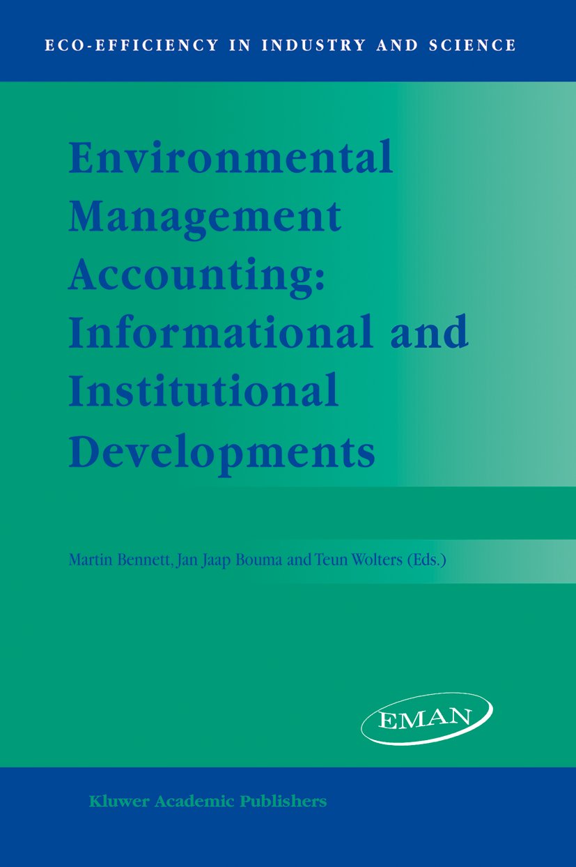 Eco-Efficiency in Industry and Science