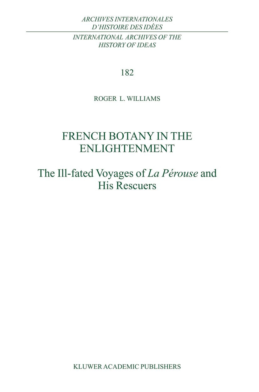 International Archives of the History of Ideas Archives internationales d'histoire des idées