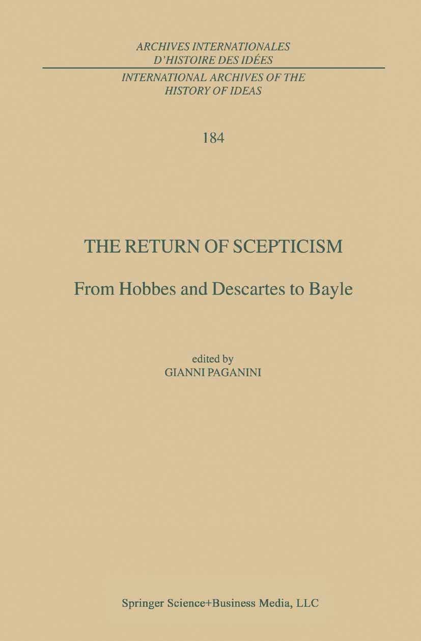 International Archives of the History of Ideas Archives internationales d'histoire des idées