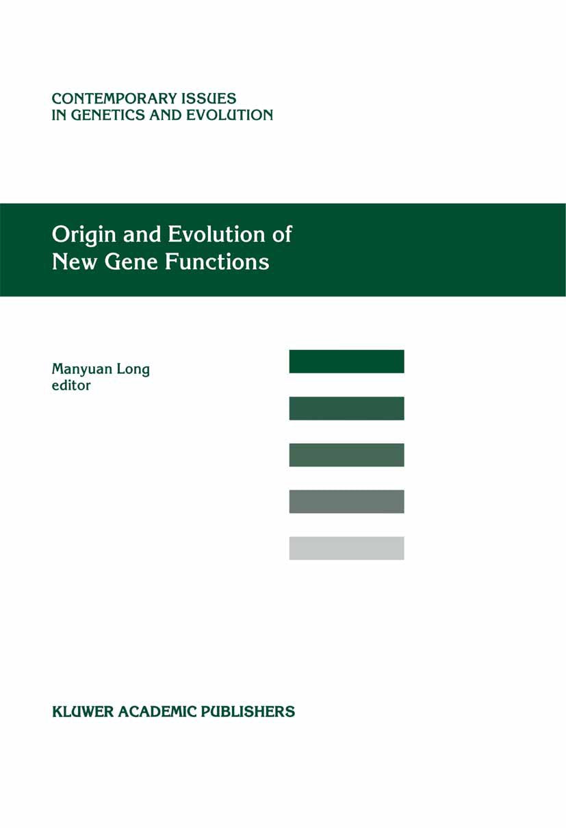 Contemporary Issues in Genetics and Evolution