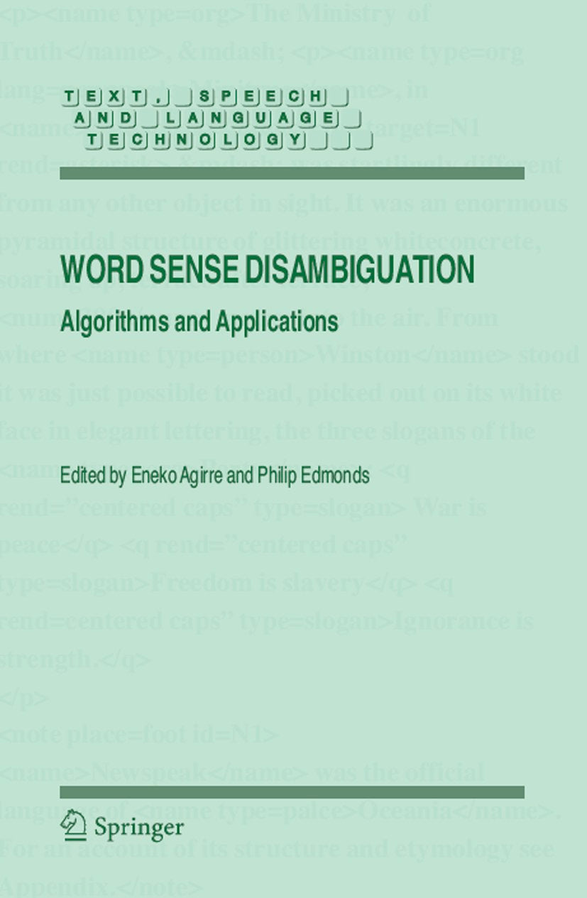 Text, Speech and Language Technology