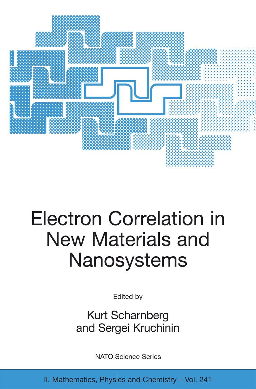 NATO Science Series II: Mathematics, Physics and Chemistry