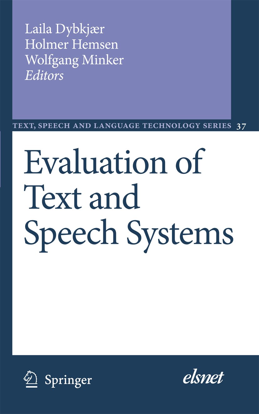 Text, Speech and Language Technology