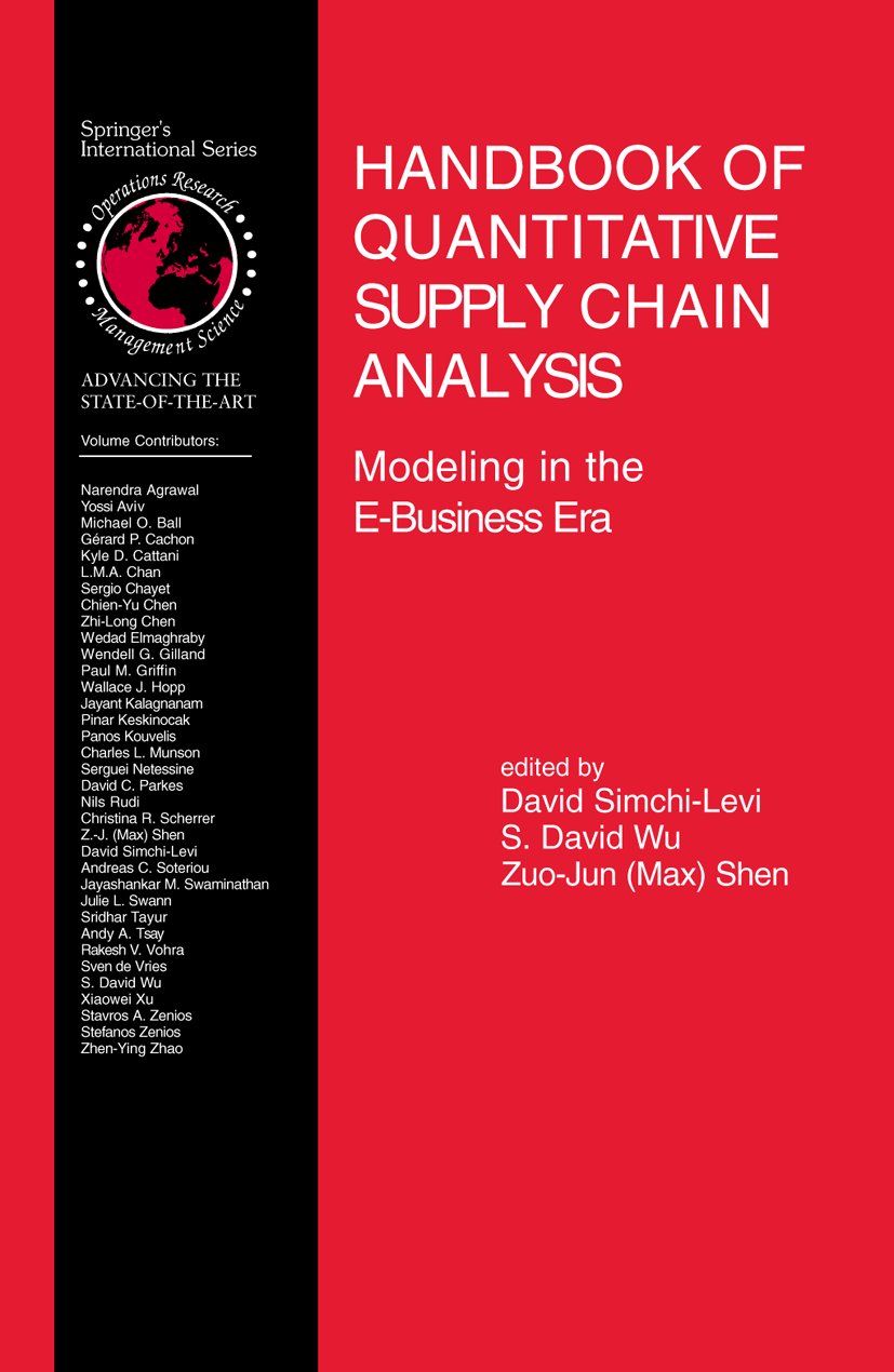 Handbook of Quantitative Supply Chain Analysis