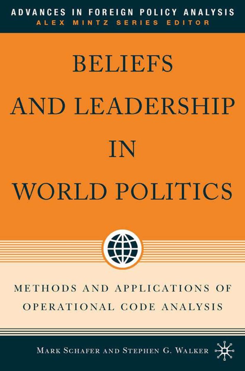 Advances in Foreign Policy Analysis