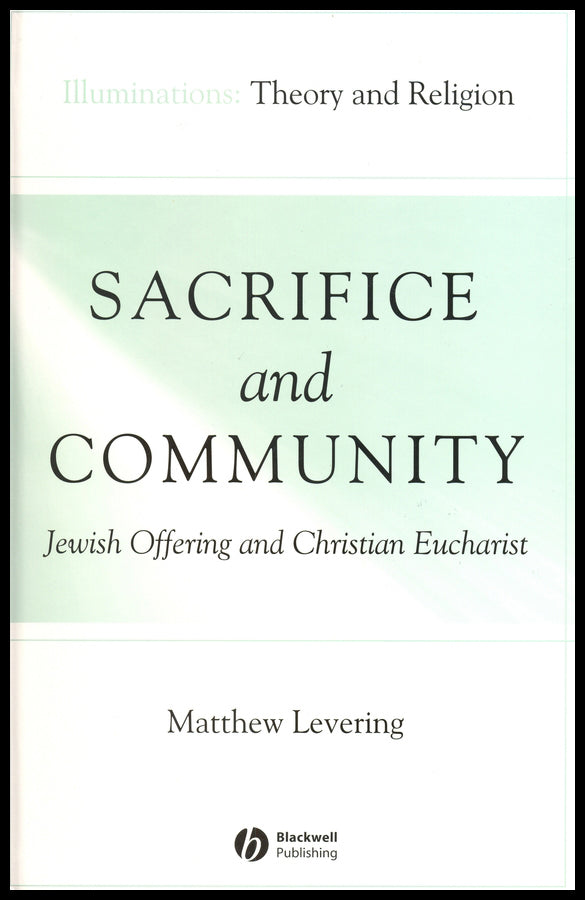 Sacrifice and Community