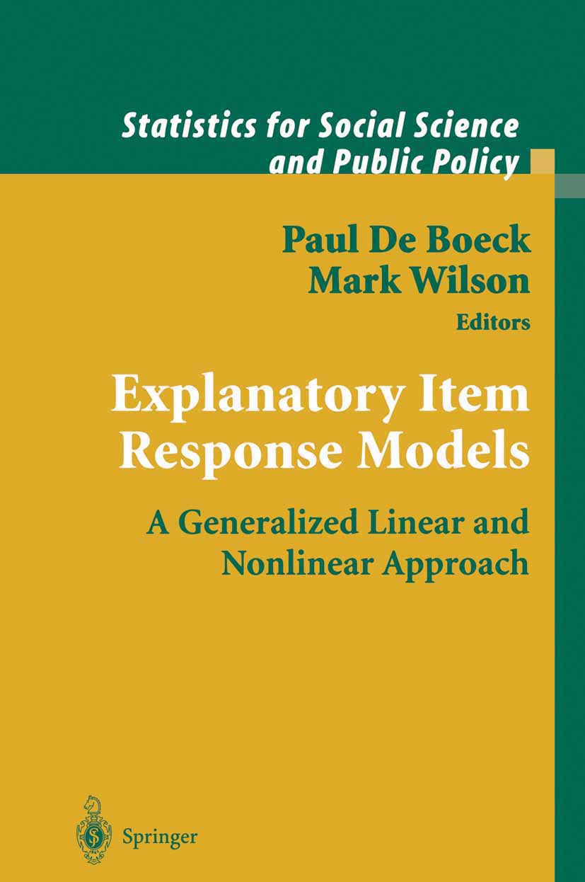 Statistics for Social and Behavioral Sciences