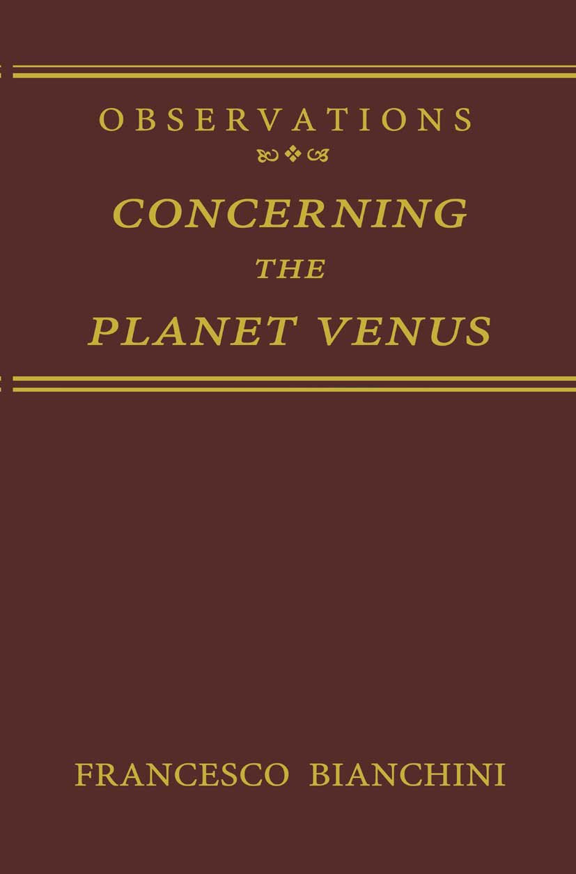 Observations Concerning the Planet Venus