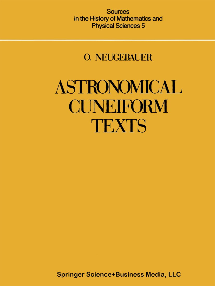 Sources in the History of Mathematics and Physical Sciences
