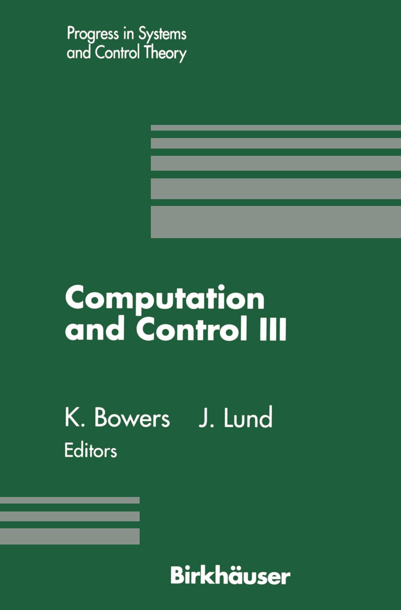 Progress in Systems and Control Theory