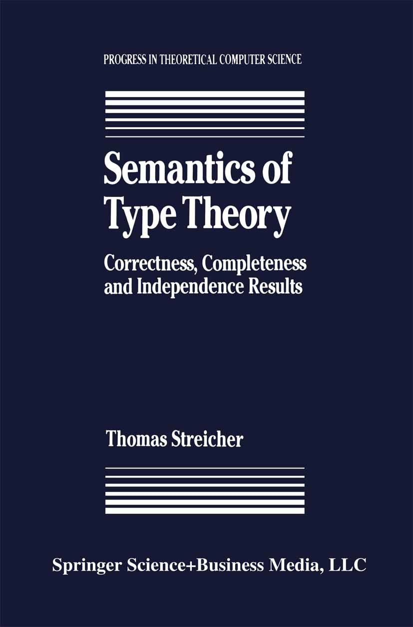 Progress in Theoretical Computer Science