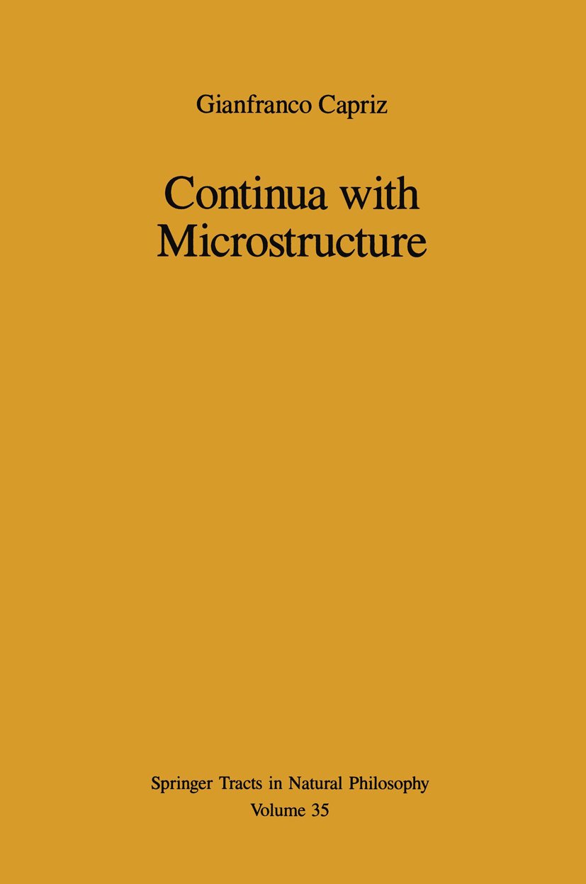 Springer Tracts in Natural Philosophy