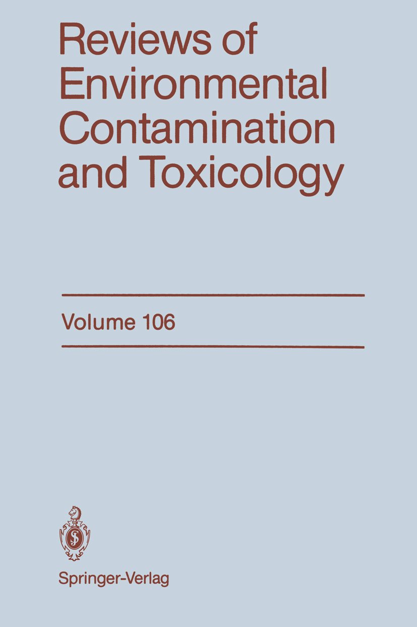 Reviews of Environmental Contamination and Toxicology