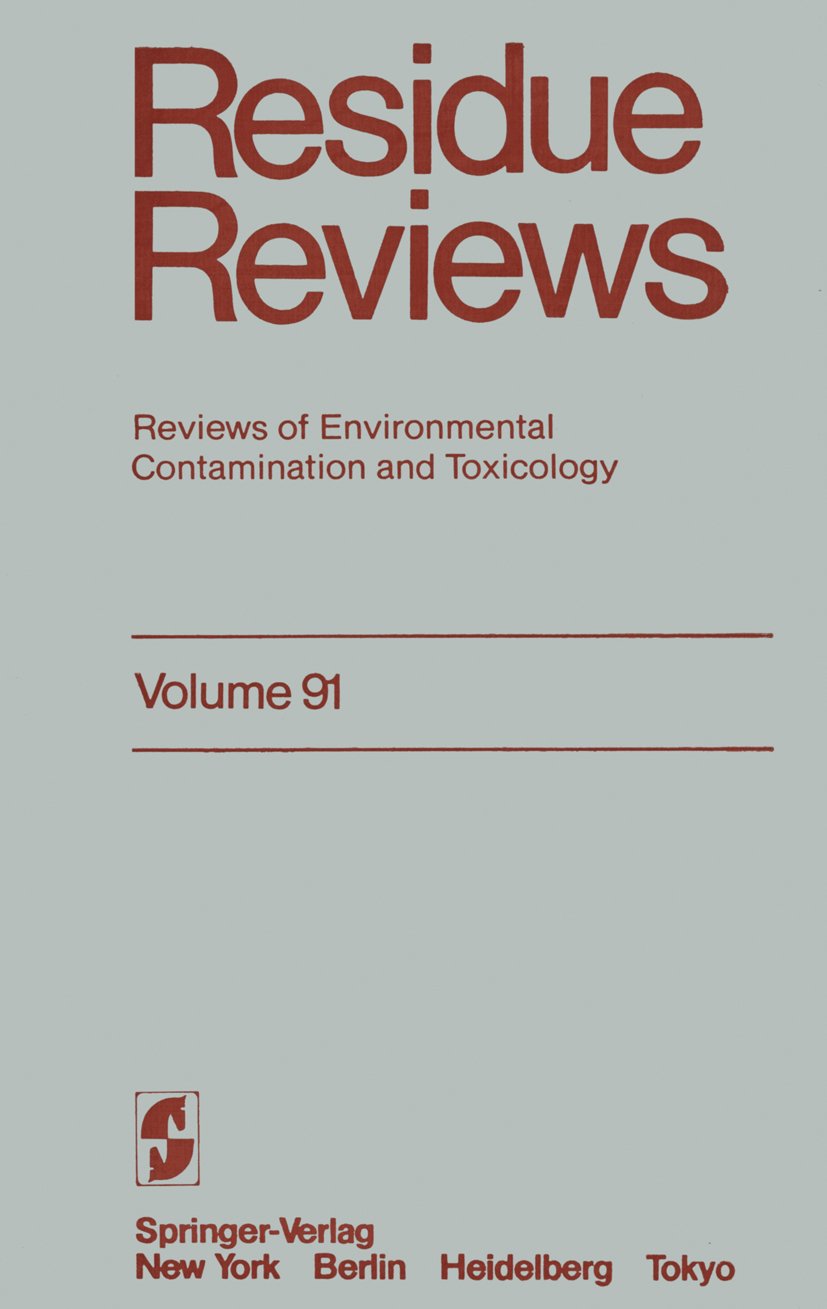 Reviews of Environmental Contamination and Toxicology