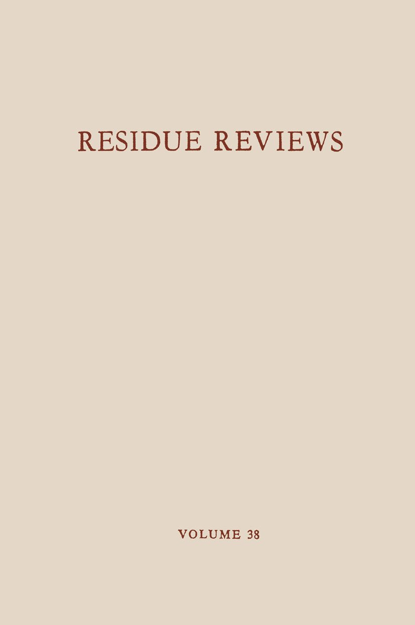 Reviews of Environmental Contamination and Toxicology