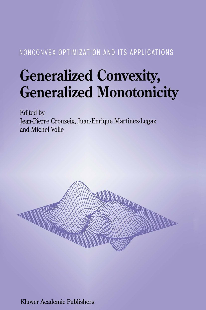 Nonconvex Optimization and Its Applications