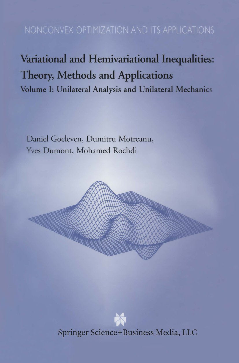 Nonconvex Optimization and Its Applications