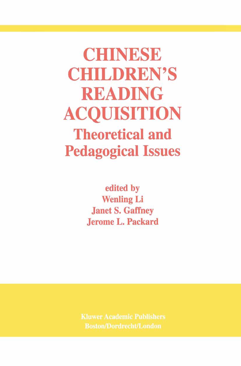 Chinese Children’s Reading Acquisition