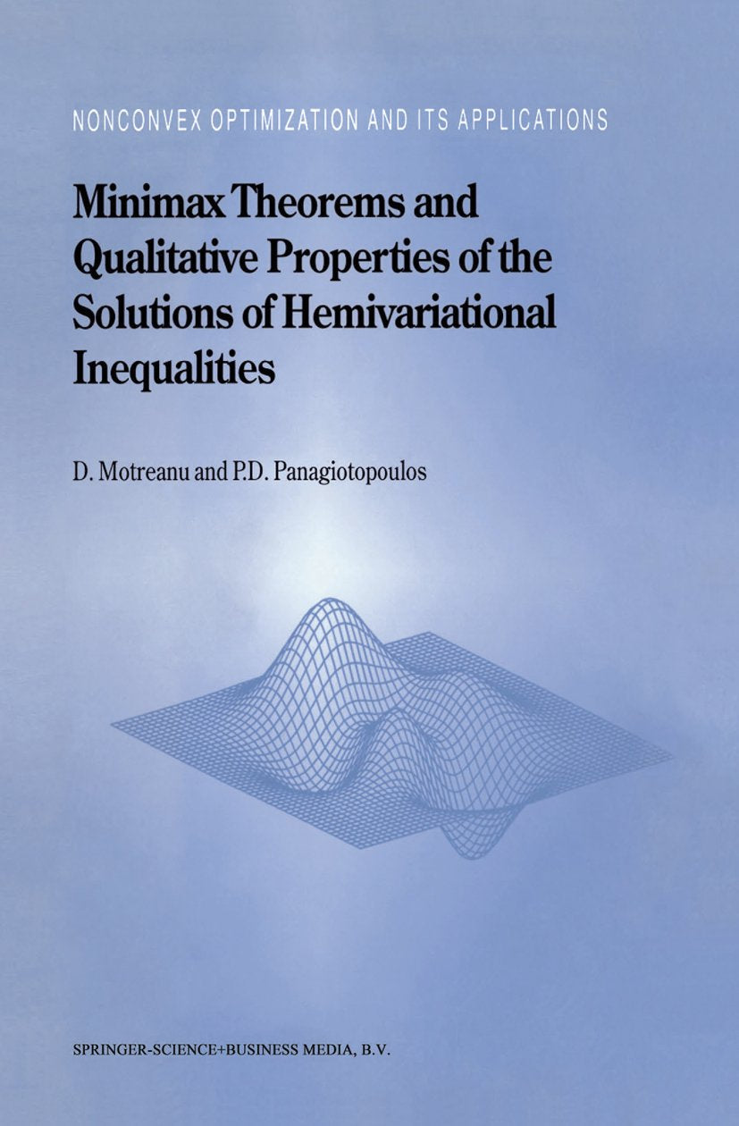 Nonconvex Optimization and Its Applications