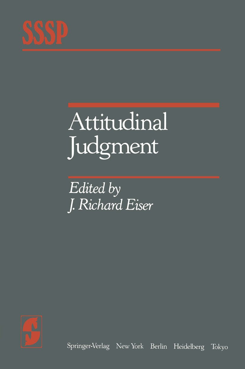 Springer Series in Social Psychology