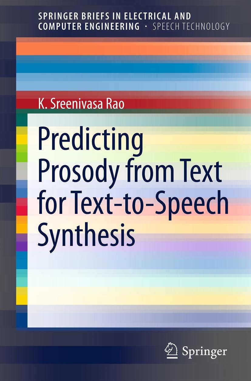 SpringerBriefs in Speech Technology