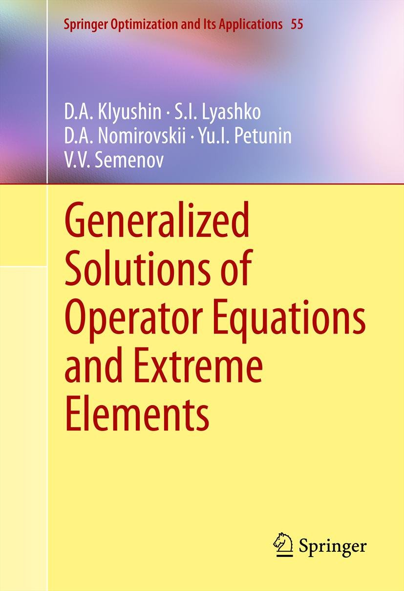 Springer Optimization and Its Applications