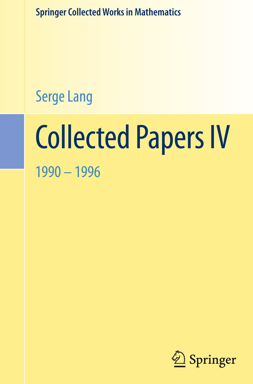 Springer Collected Works in Mathematics