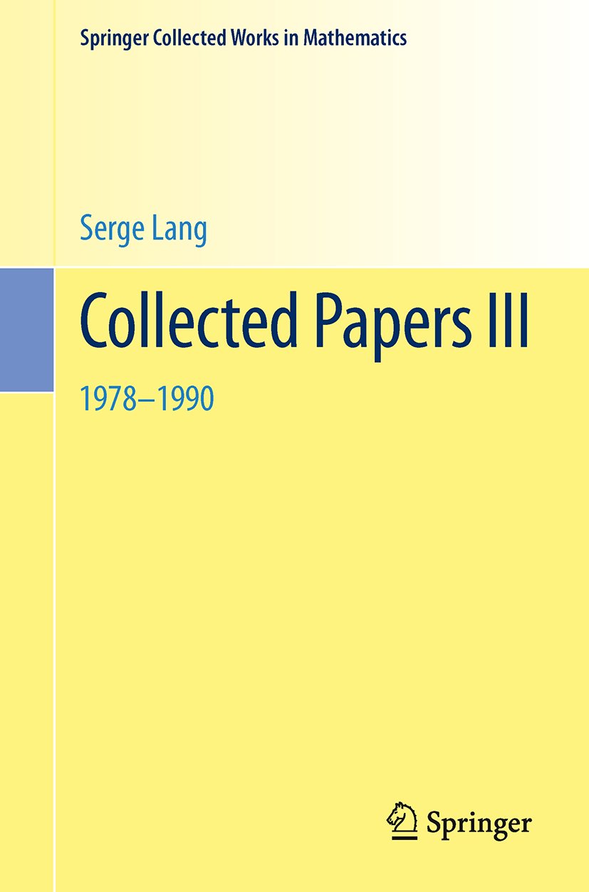 Springer Collected Works in Mathematics
