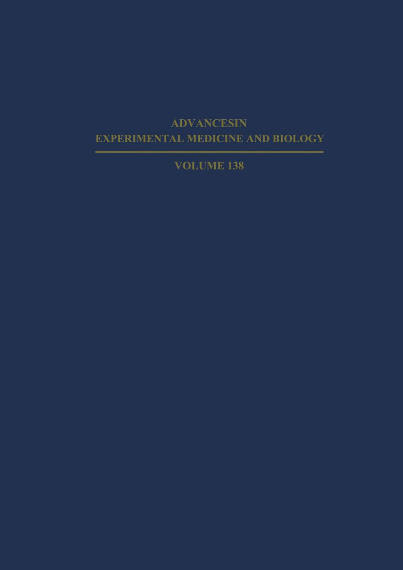Advances in Experimental Medicine and Biology