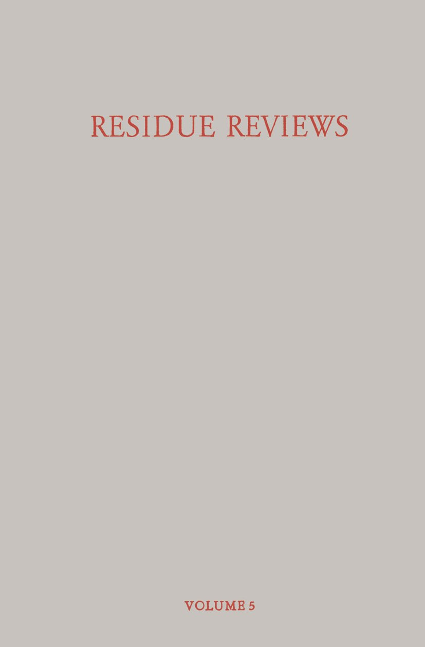 Instrumentation for the Detection and Determination of Pesticides and their Residues in Foods