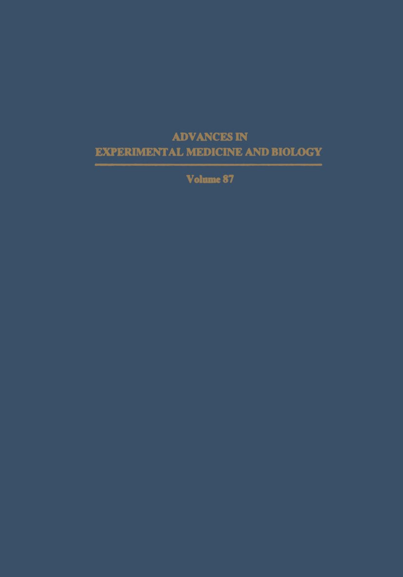 Advances in Experimental Medicine and Biology