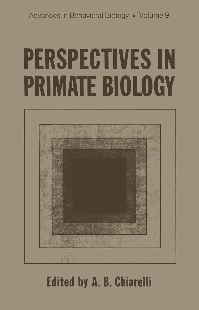 Advances in Behavioral Biology