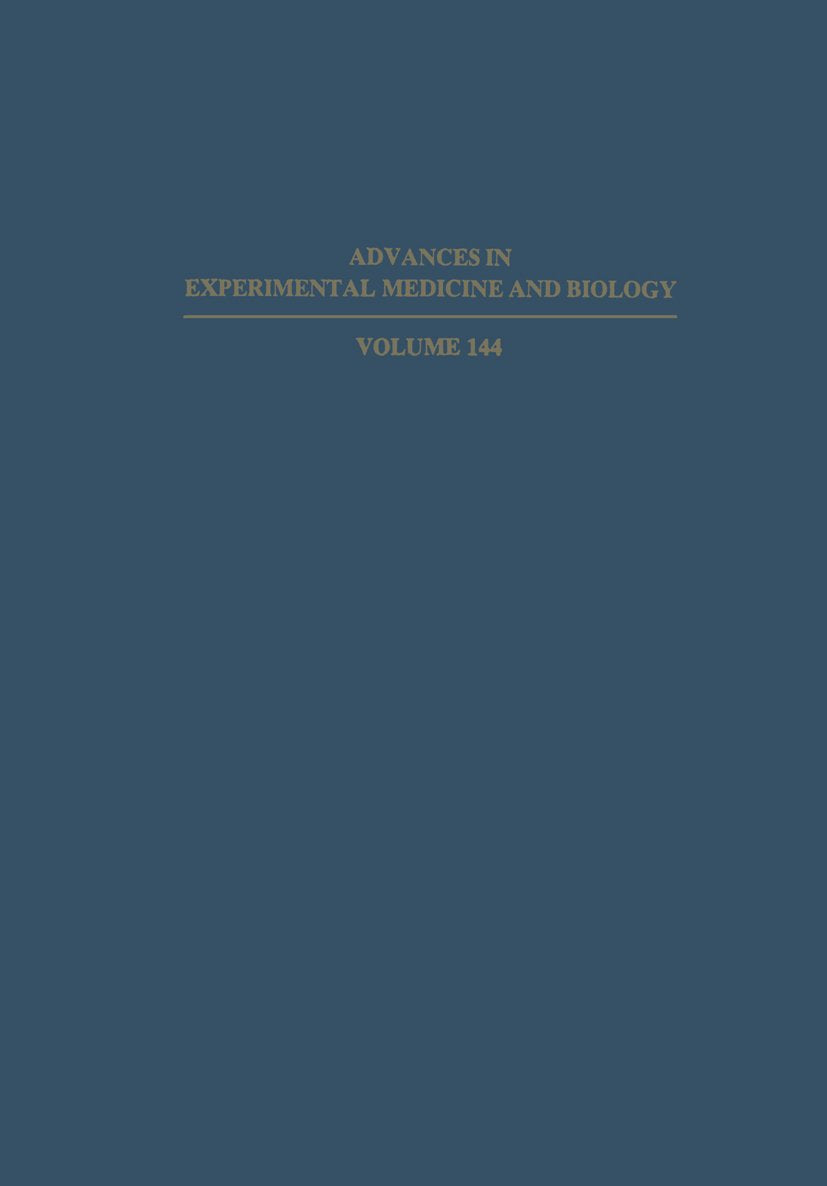 Advances in Experimental Medicine and Biology