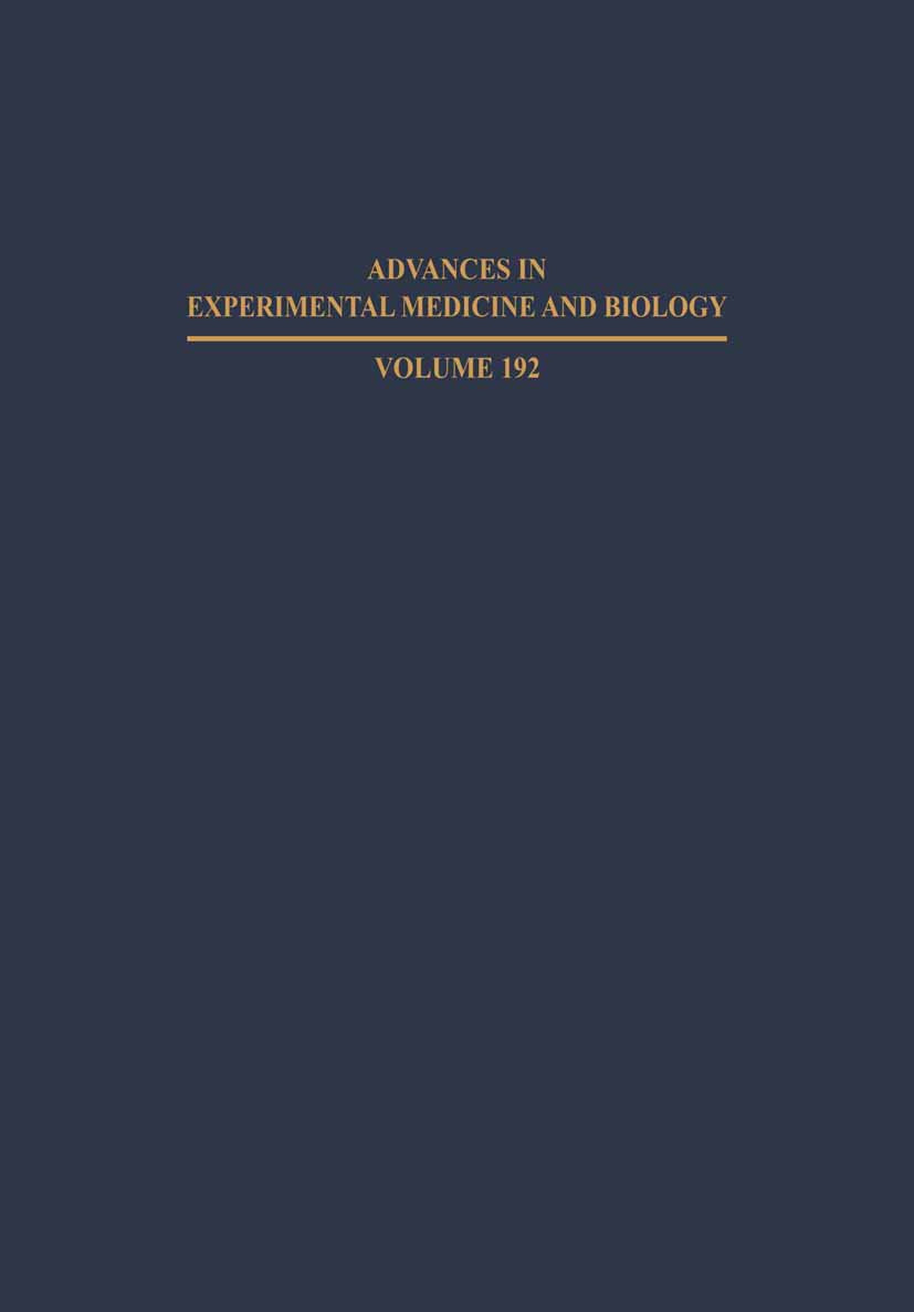 Advances in Experimental Medicine and Biology