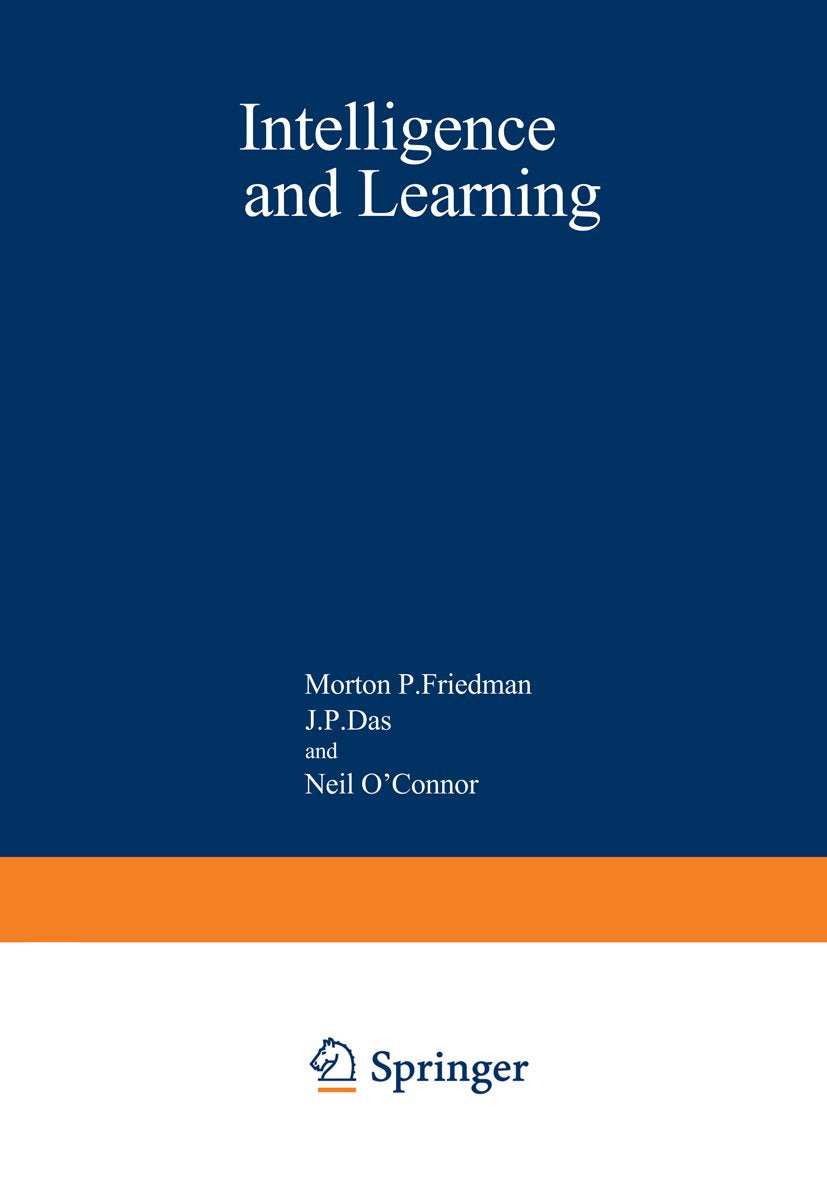 Intelligence and Learning