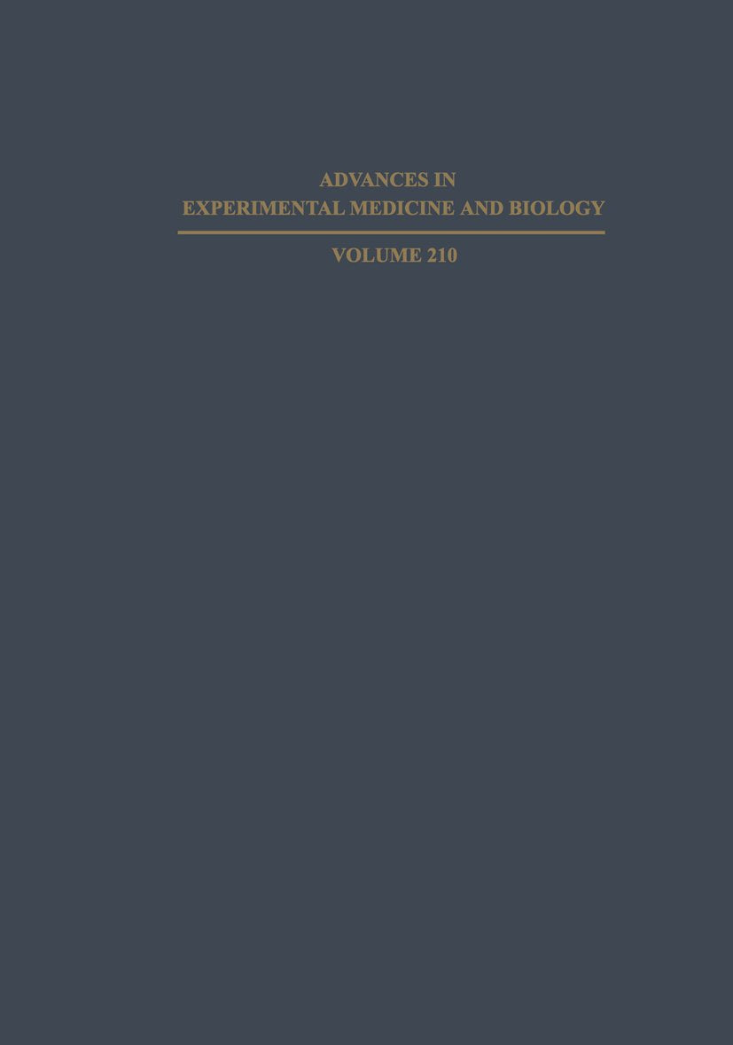 Advances in Experimental Medicine and Biology