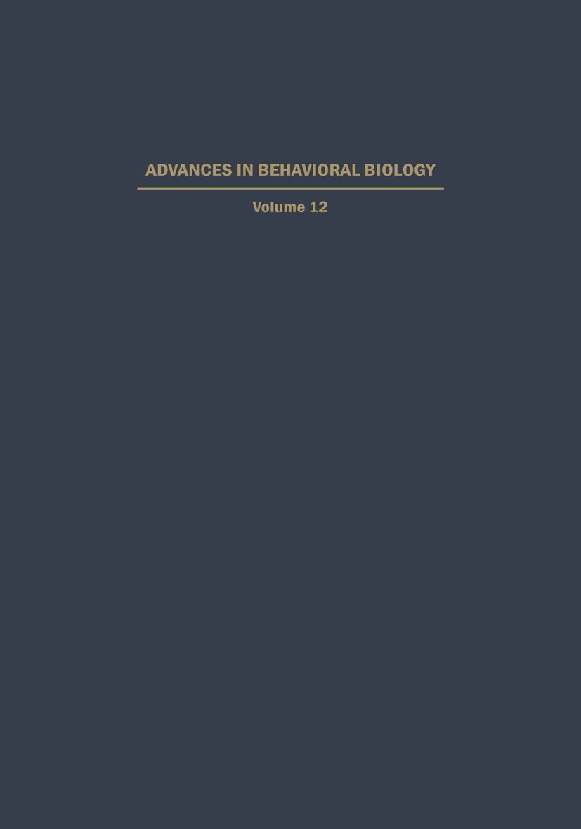 Advances in Behavioral Biology