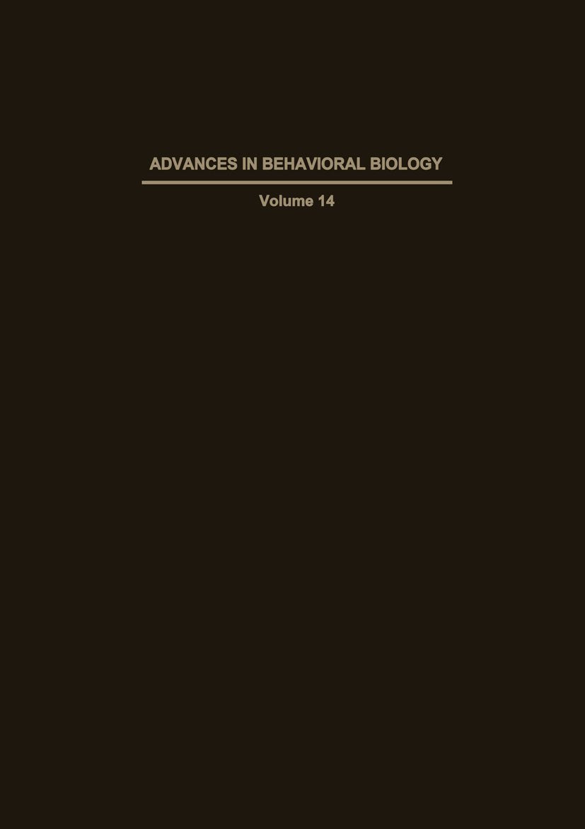 Advances in Behavioral Biology