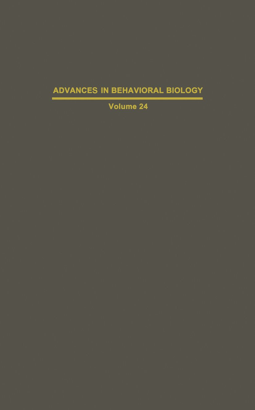 Advances in Behavioral Biology