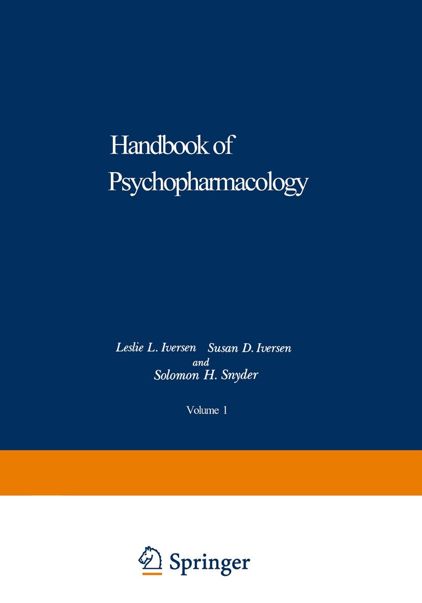 Handbook of Psychopharmacology