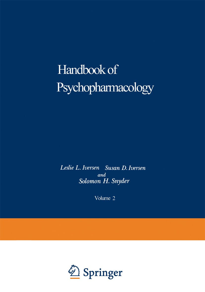 Handbook of Psychopharmacology