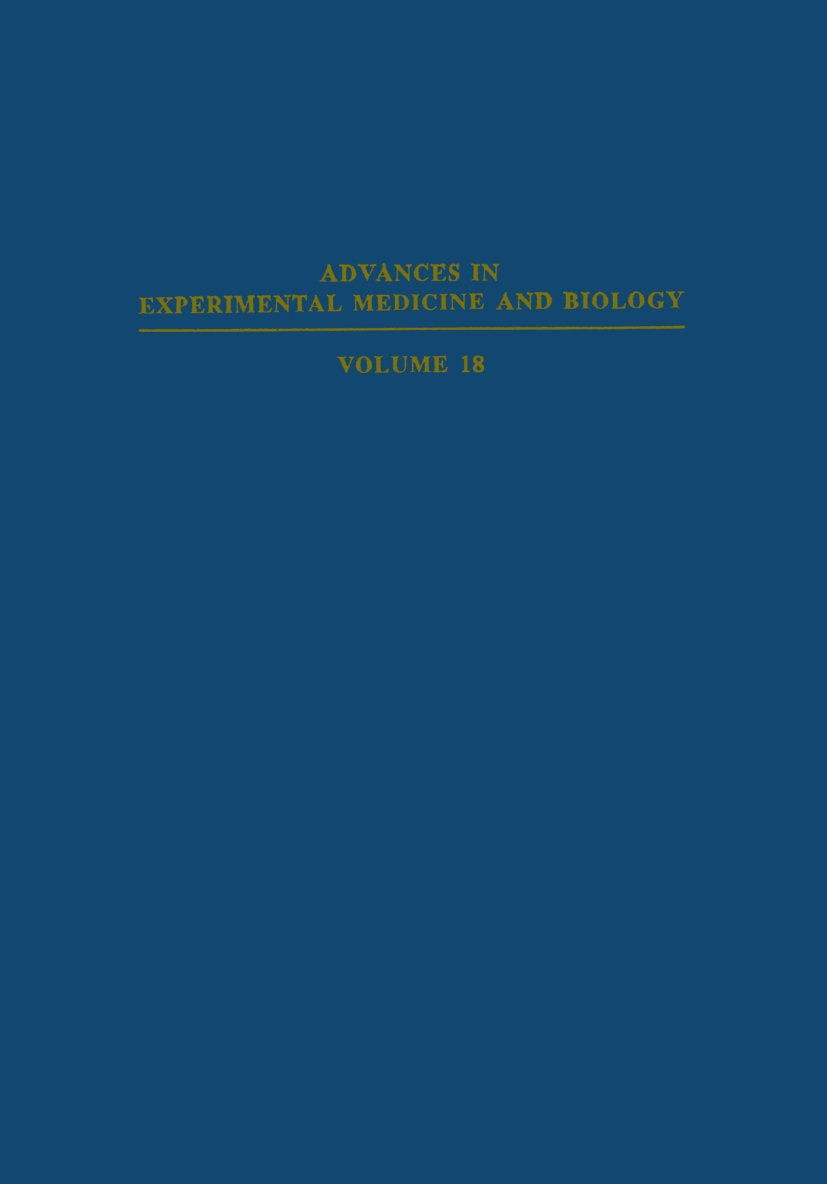 Advances in Experimental Medicine and Biology
