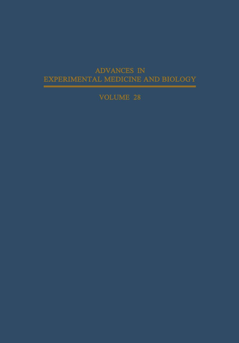 Advances in Experimental Medicine and Biology