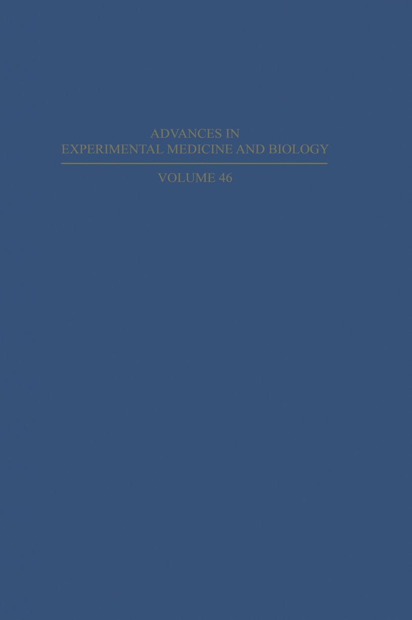 Advances in Experimental Medicine and Biology