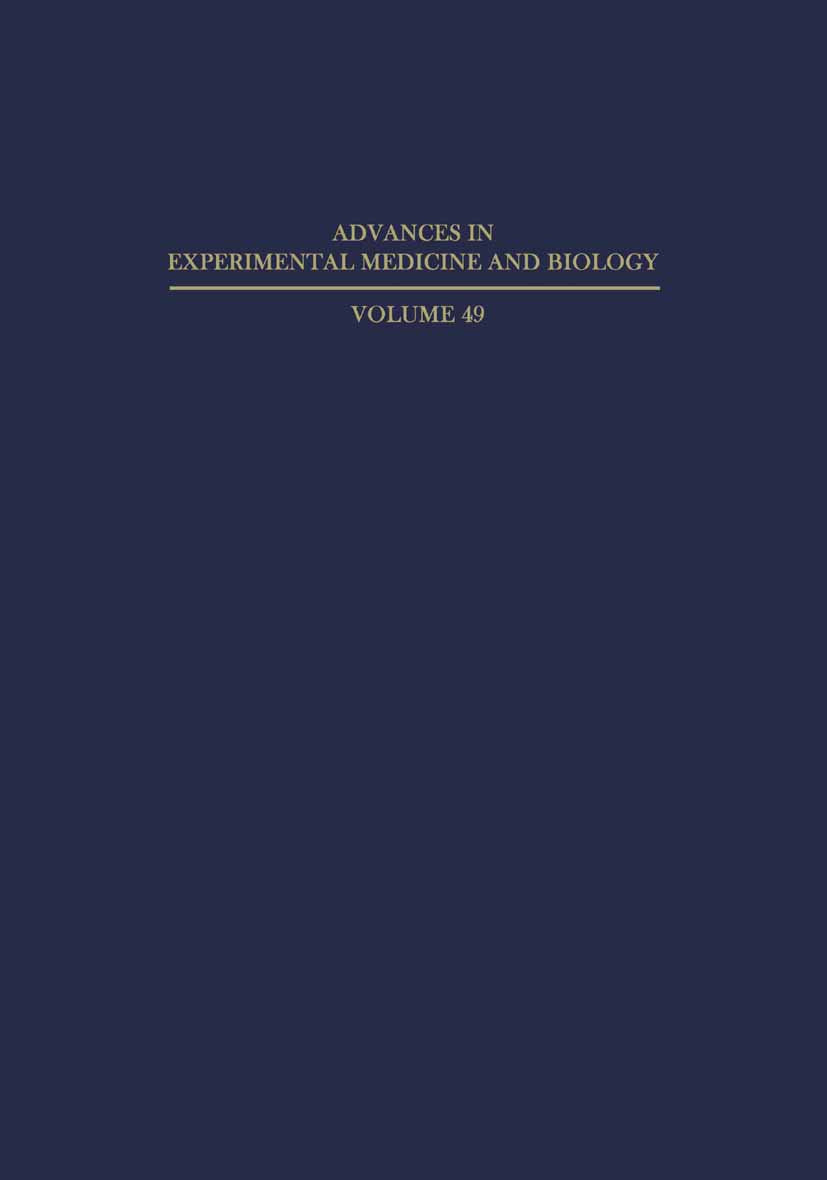 Advances in Experimental Medicine and Biology