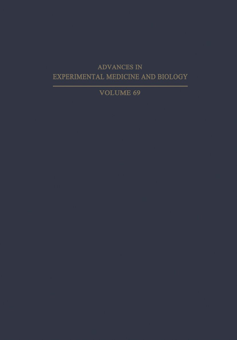 Advances in Experimental Medicine and Biology